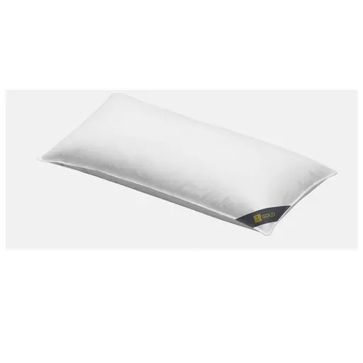 Gänsedaunenkissen Gold 40x80 cm